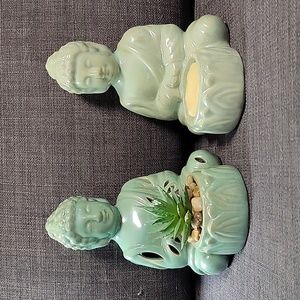 Buddha candle holder and air freshener set
